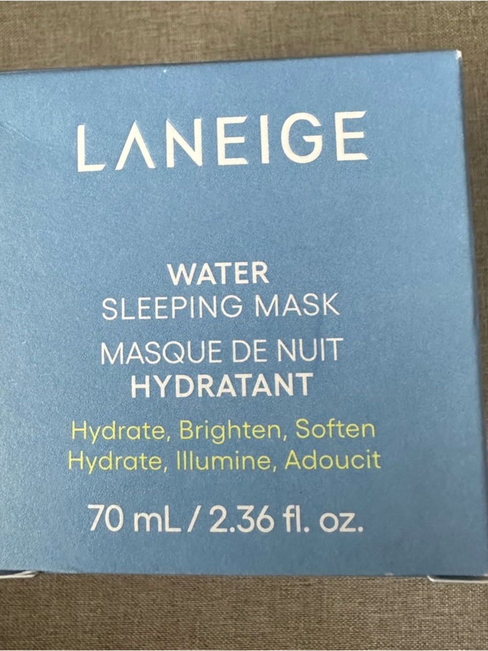 LANEIGE Blue Water Sleeping Mask - Hydrating Overnight Face Mask